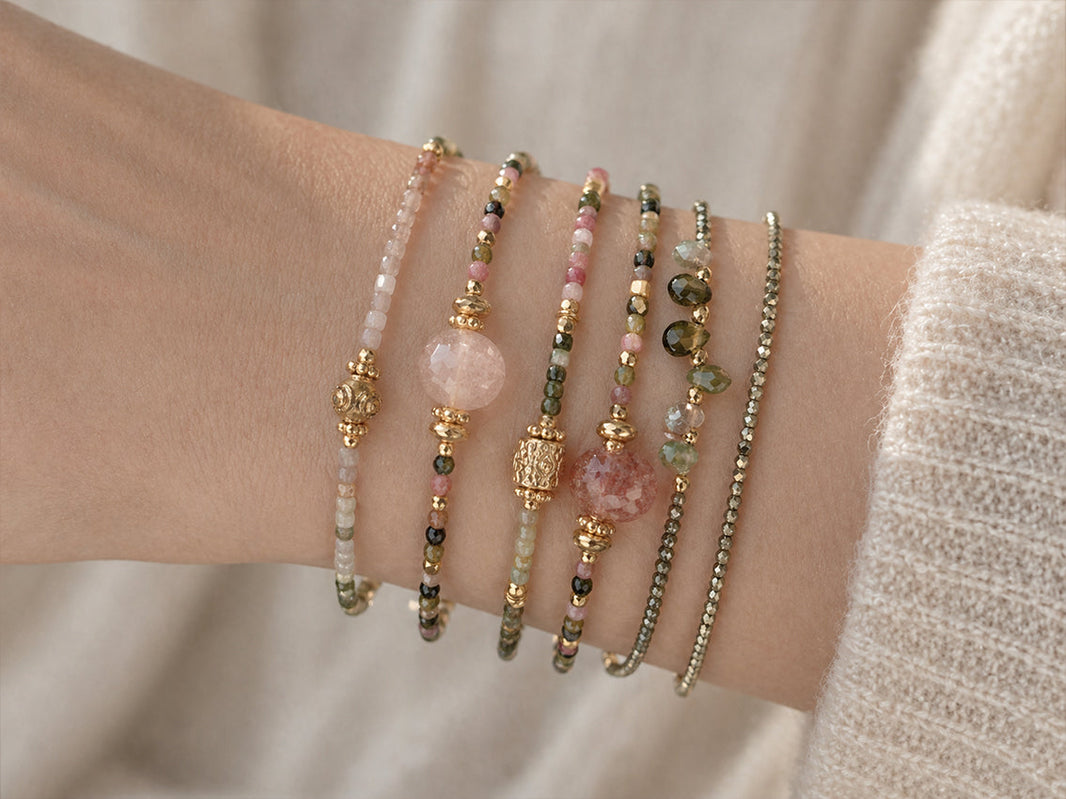 Wearing layered necklaces also creates a quiet, heartfelt conversation with yourself.