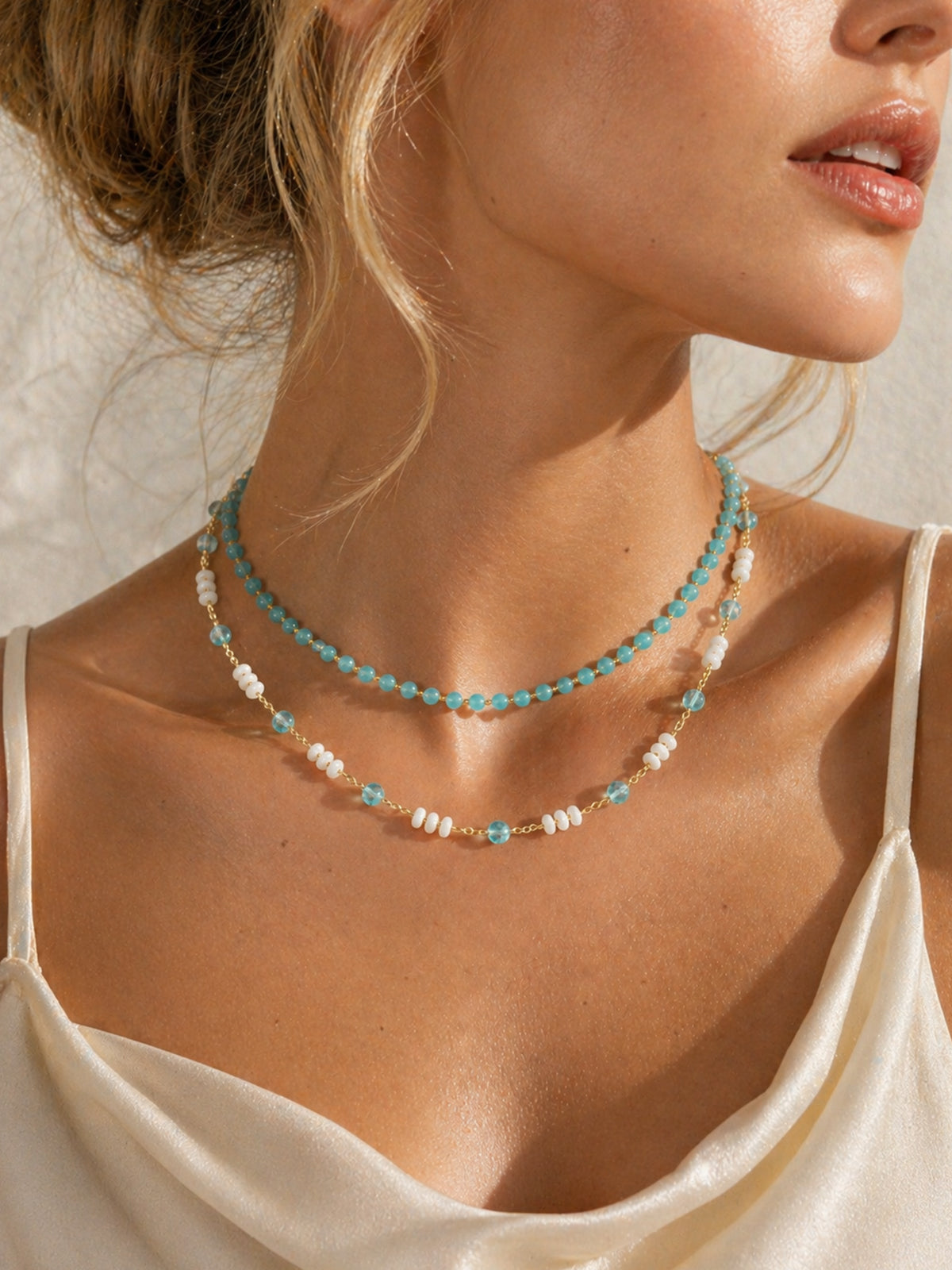 Amazonite Beaded Necklace