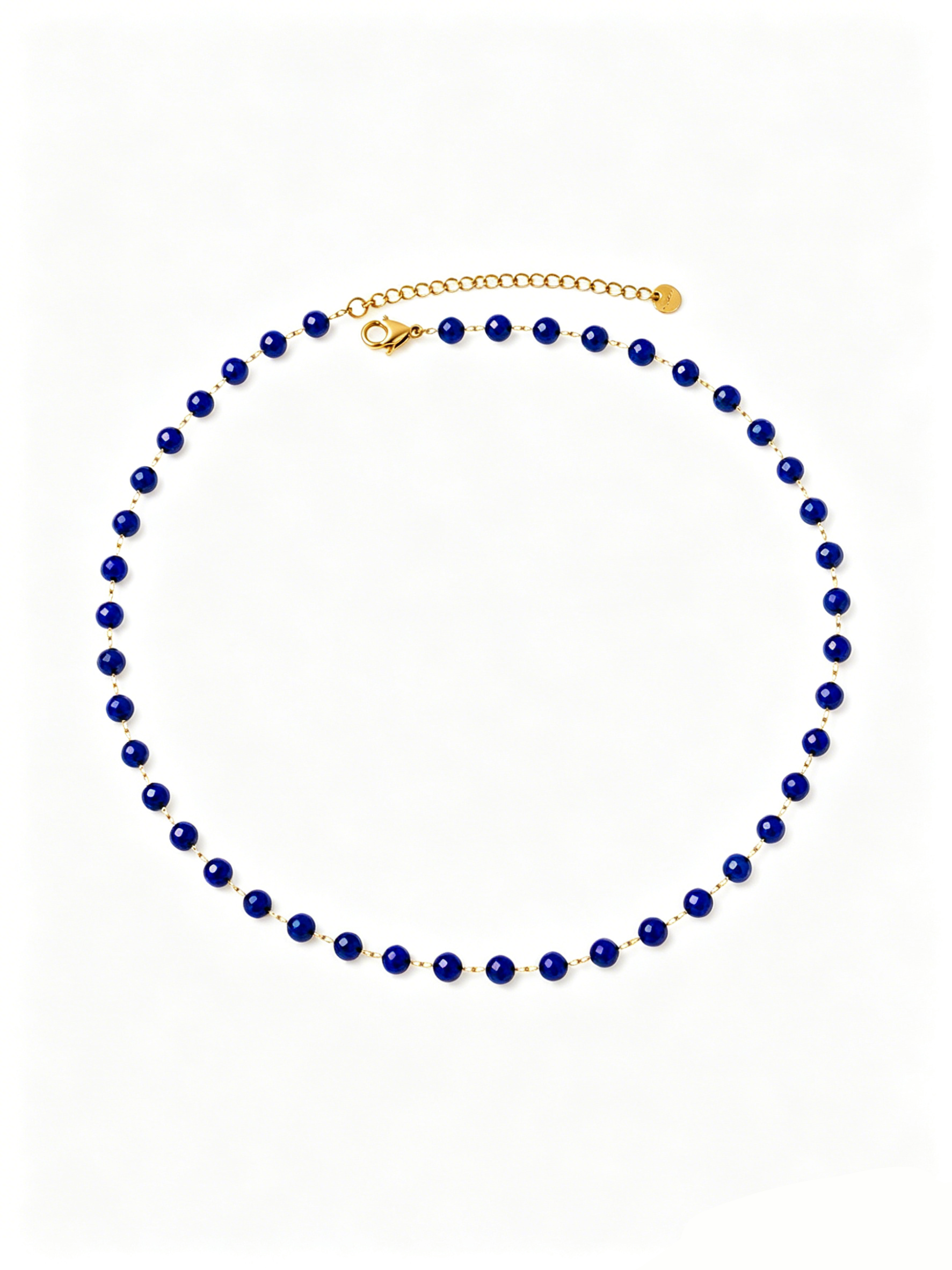 Lapis lazuli beaded necklace