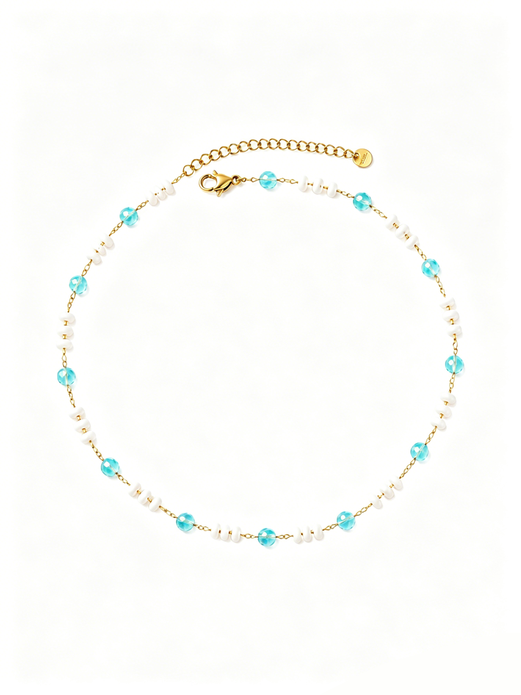 Lapis Lazuli and Fritillaria Necklaces